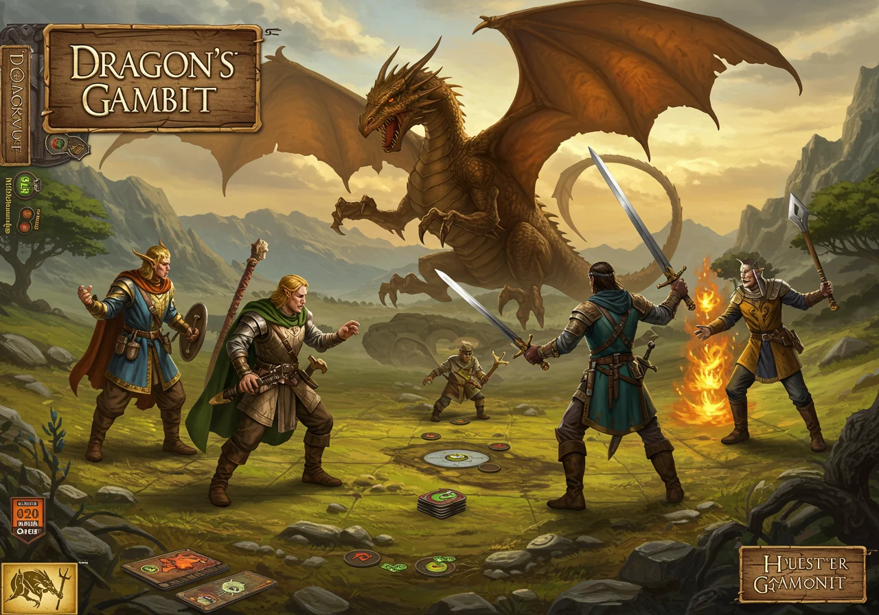 Dragon's Gambit Board Game